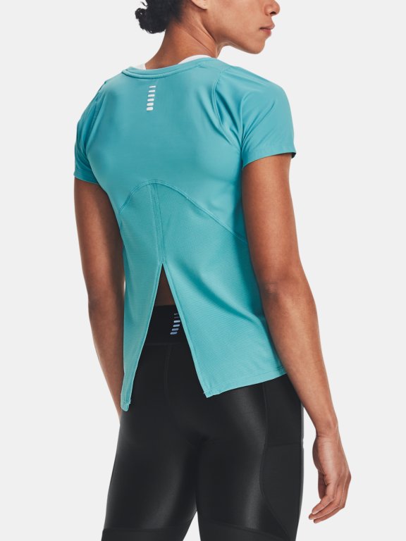 Tričko Under Armour IsoChill Run 200 SS Wmn Blue