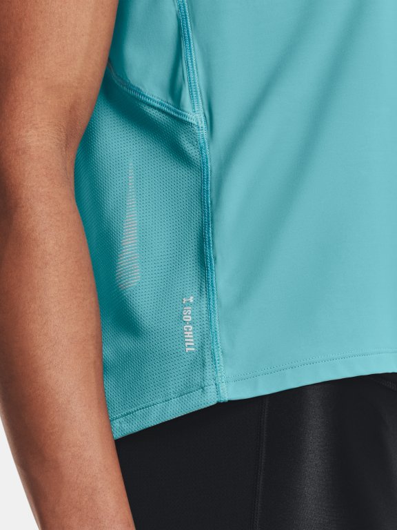 Tričko Under Armour IsoChill Run 200 SS Wmn Blue