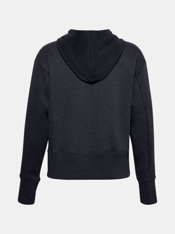 Mikina Under Armour Rival Flce EMB FZ Hoodie Wmn Black