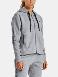 Mikina Under Armour Rival Flce EMB FZ Hoodie Wmn Gray