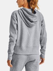 Mikina Under Armour Rival Flce EMB FZ Hoodie Wmn Gray