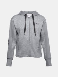 Mikina Under Armour Rival Flce EMB FZ Hoodie Wmn Gray