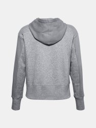 Mikina Under Armour Rival Flce EMB FZ Hoodie Wmn Gray