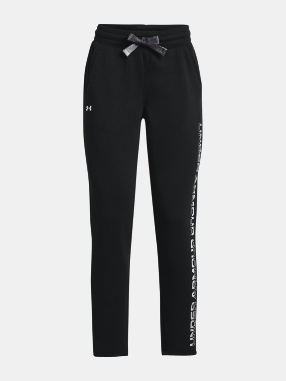 Kalhoty Under Armour Rival Fleece Grdient Pant Wmn Black