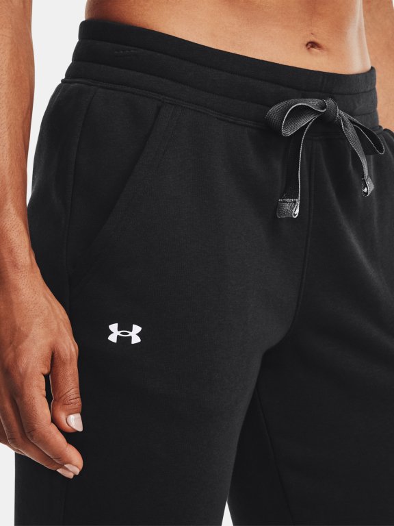 Kalhoty Under Armour Rival Fleece Grdient Pant Wmn Black