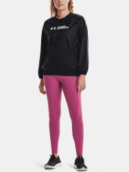 Mikina Under Armour Recover Storm Woven Shine Crew Wmn Black