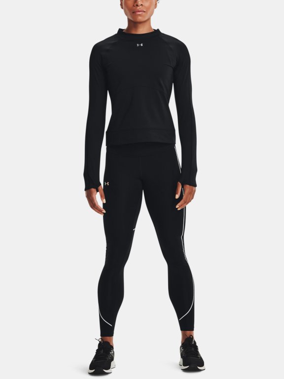Legíny Under Armour Rush CG Novelty Legging Wmn Black