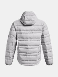Bunda Under Armour Armour Down Hooded Jkt Man - sivá