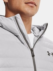 Bunda Under Armour Armour Down Hooded Jkt Man - sivá