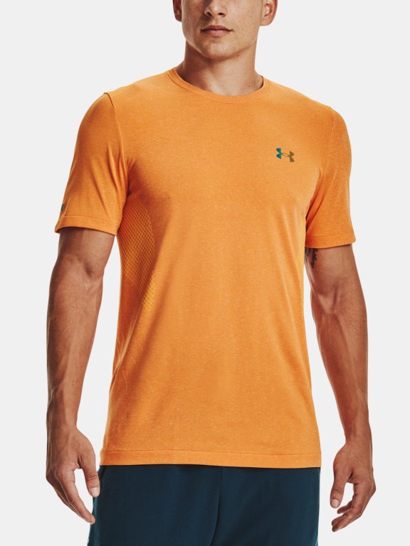 Triko Under Armour Rush Seamless SS Man Orange