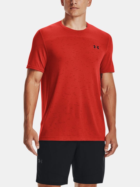 Triko Under Armour Seamless SS Man Orange