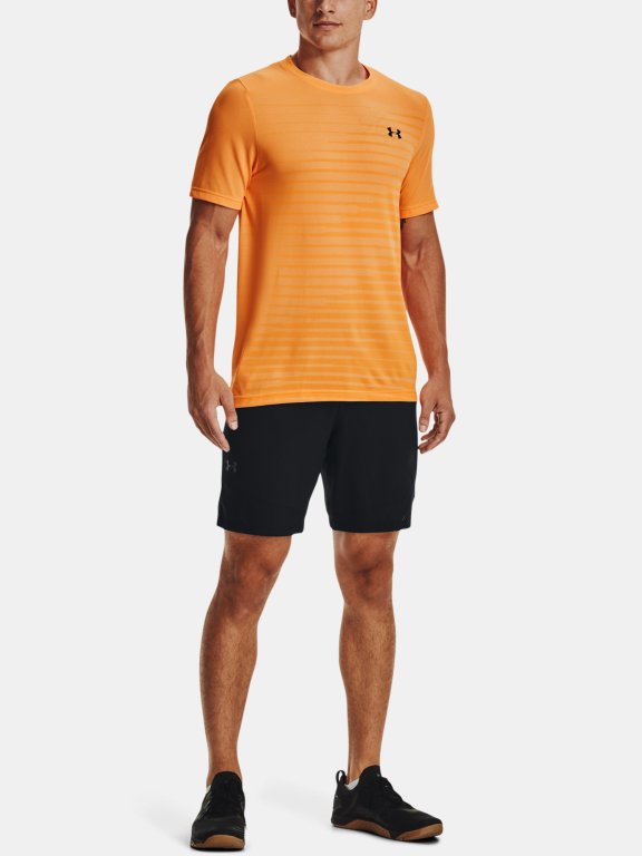 Triko Under Armour Seamless Fade SS Man Orange