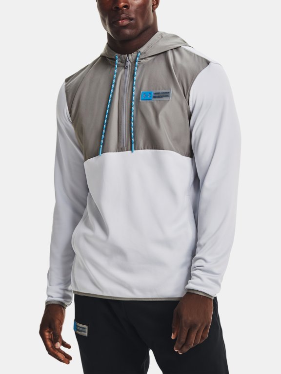 Mikina Under Armour Af Storm 1/2 Zip Hoodie Man Gray