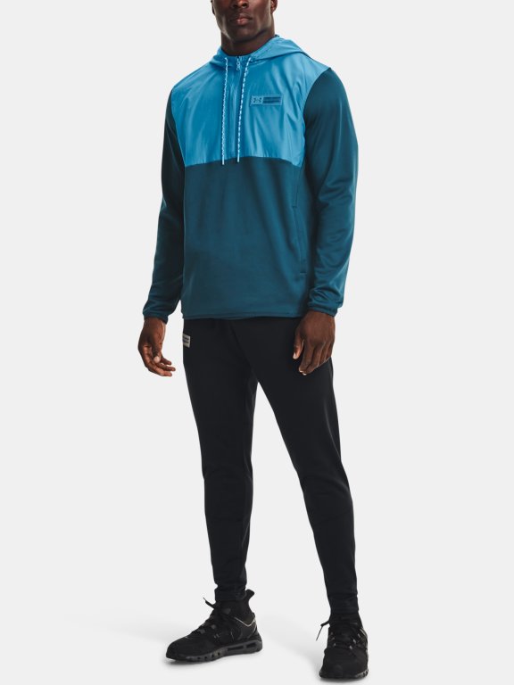 Mikina Under Armour Af Storm 1/2 Zip Hoodie Man Blue