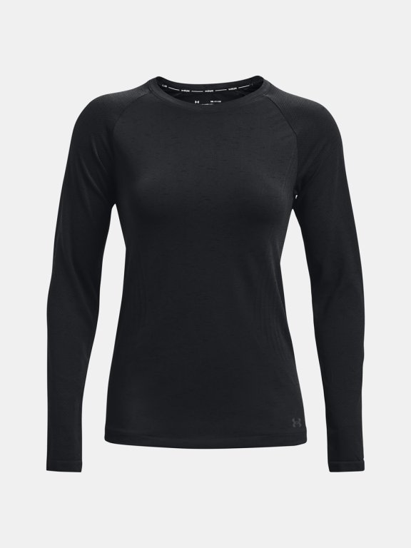 Triko Under Armour Seamless Run LS Wmn Black