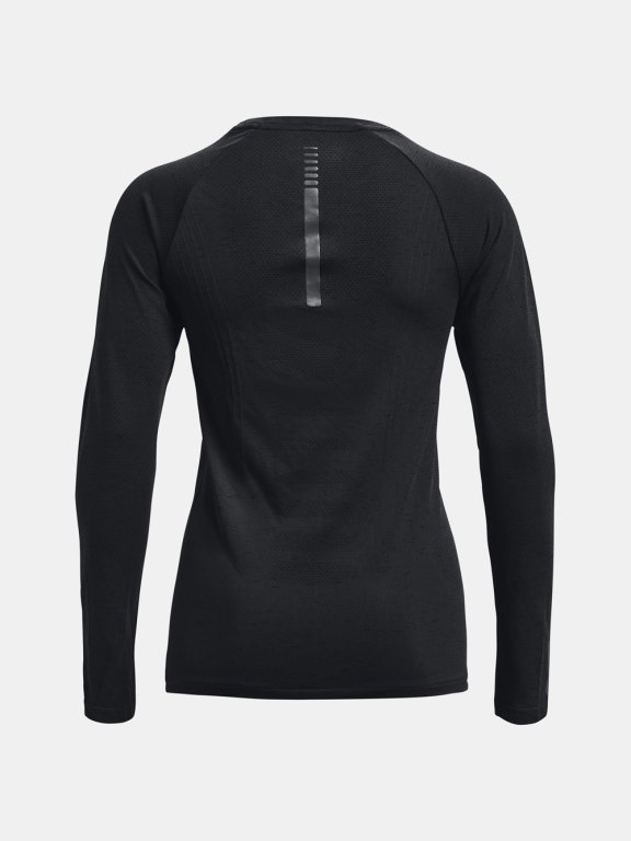 Triko Under Armour Seamless Run LS Wmn Black