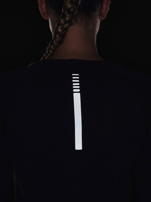 Triko Under Armour Seamless Run LS Wmn Black