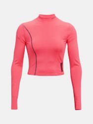Triko Under Armour Run Anywhere Laser LS Wmn Pink