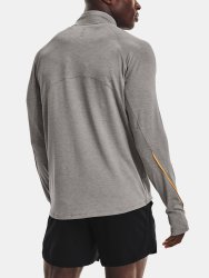 Triko Under Armour Qualifier Run 2.0 1/2 Zip Man Gray