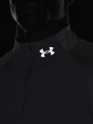 Triko Under Armour Qualifier Run 2.0 1/2 Zip Man Gray