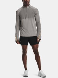 Triko Under Armour Qualifier Run 2.0 1/2 Zip Man Gray