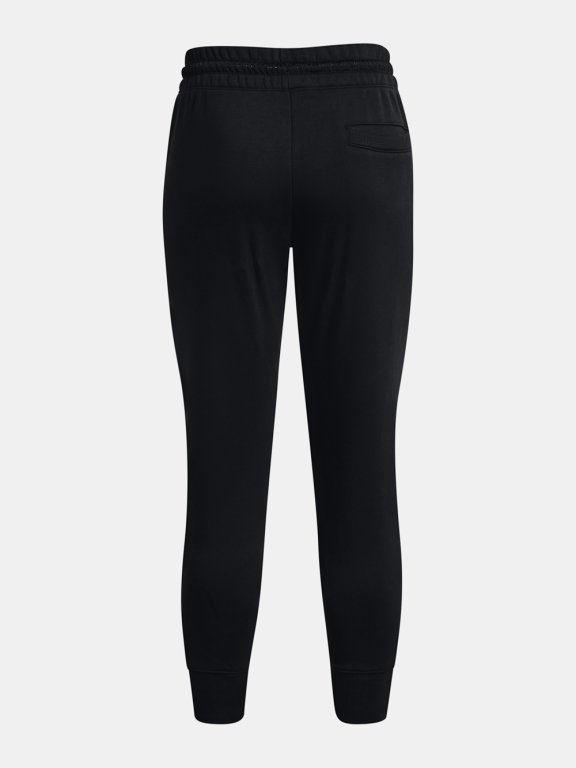 Kalhoty Under Armour Rival Fleece Mesh Pant Wmn Black