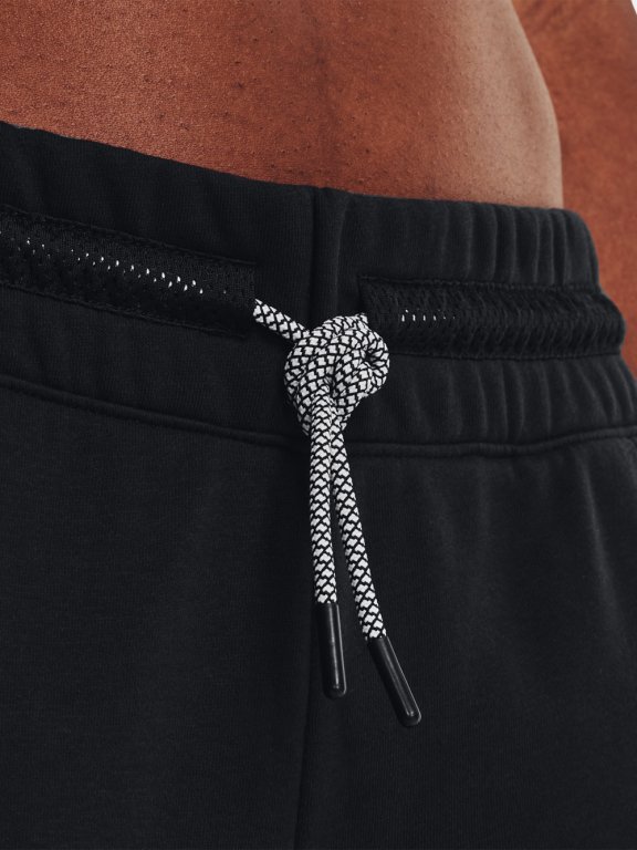 Kalhoty Under Armour Rival Fleece Mesh Pant Wmn Black