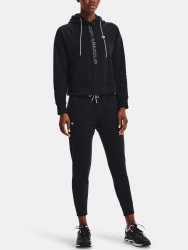 Kalhoty Under Armour Rival Fleece Mesh Pant Wmn Black