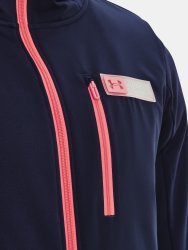 Mikina Under Armour Armour Mixed Media FZ Wmn Blue