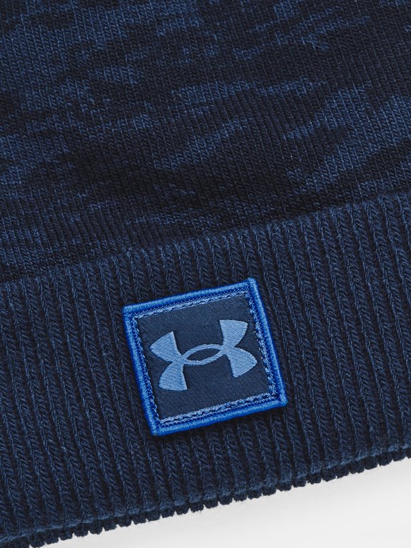 Čepice Under Armour Graphic Knit Beanie Jr Blue