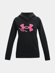 Mikina Under Armour Rival Fleece Logo Hoodie Jr Black