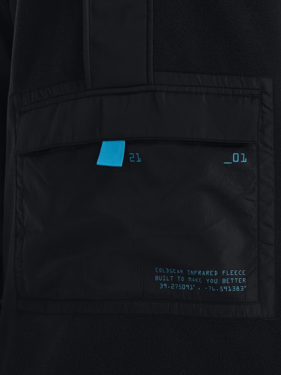 Bunda Under Armour Cgi Utility 1/2 Zip Jckt Man Black