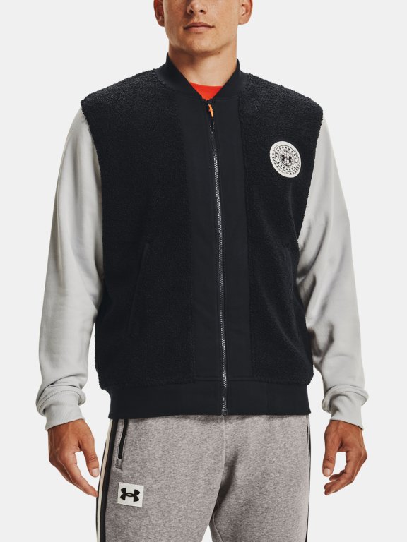 Bunda Under Armour Rival Flc Alma Mater Bmbr Man Black
