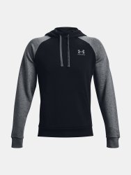 Mikina Under Armour Rival Flc Colorblock Hd Man Black