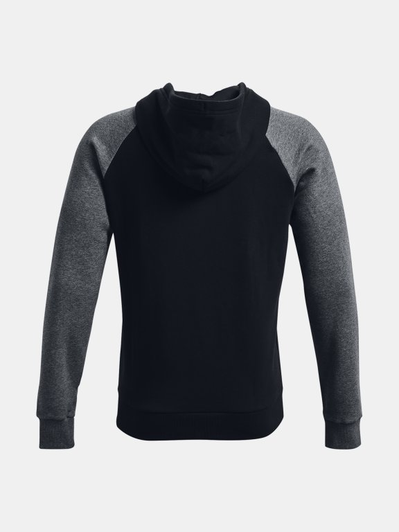 Mikina Under Armour Rival Flc Colorblock Hd Man Black