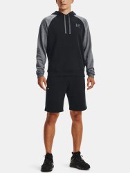 Mikina Under Armour Rival Flc Colorblock Hd Man Black