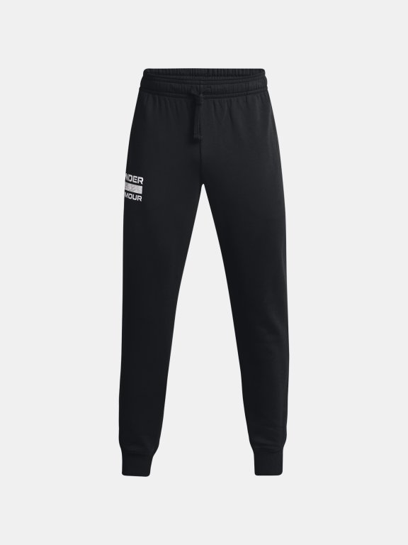 Tepláky Under Armour Rival Flc Signature Jgr Man Black