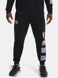 Under Armour Rival Fleece Geo Jogger Man black
