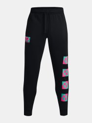 Under Armour Rival Fleece Geo Jogger Man black