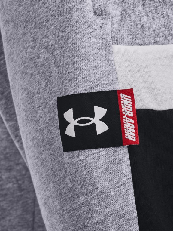 Tepláky Under Armour Baseline Fleece Jogger Man Gray