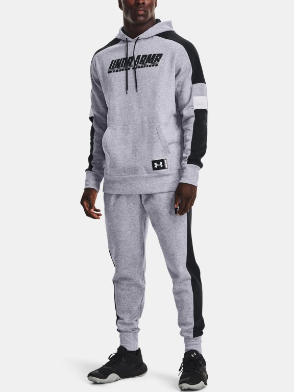 Mikina Under Armour Baseline Fleece P/O Hoody Man Gray