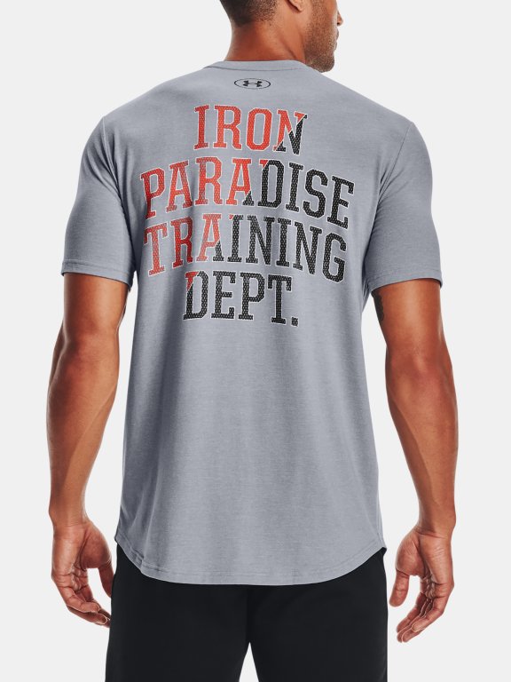 Triko Under Armour Project Rock Training Dept SS Man Gray