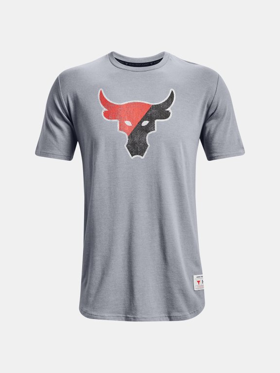 Triko Under Armour Project Rock Training Dept SS Man Gray