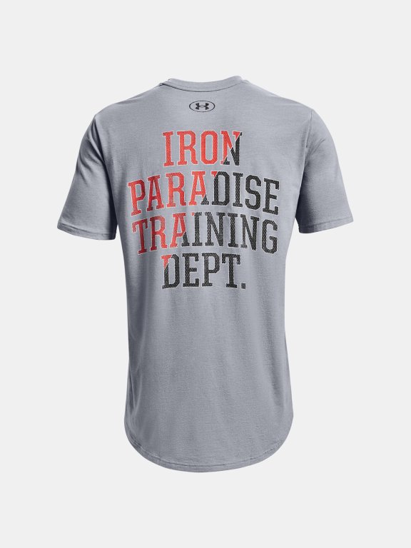 Triko Under Armour Project Rock Training Dept SS Man Gray