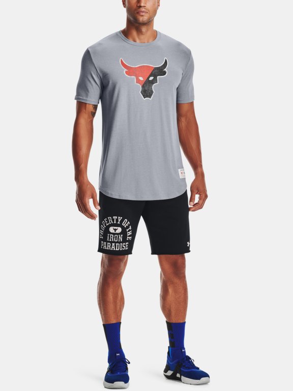 Triko Under Armour Project Rock Training Dept SS Man Gray