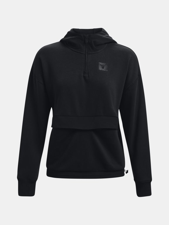 Mikina Under Armour Prjct Rock Fleece 1/4 Zip Wmn Black
