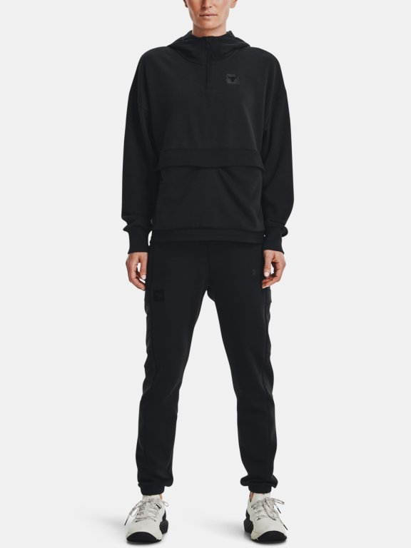Mikina Under Armour Prjct Rock Fleece 1/4 Zip Wmn Black