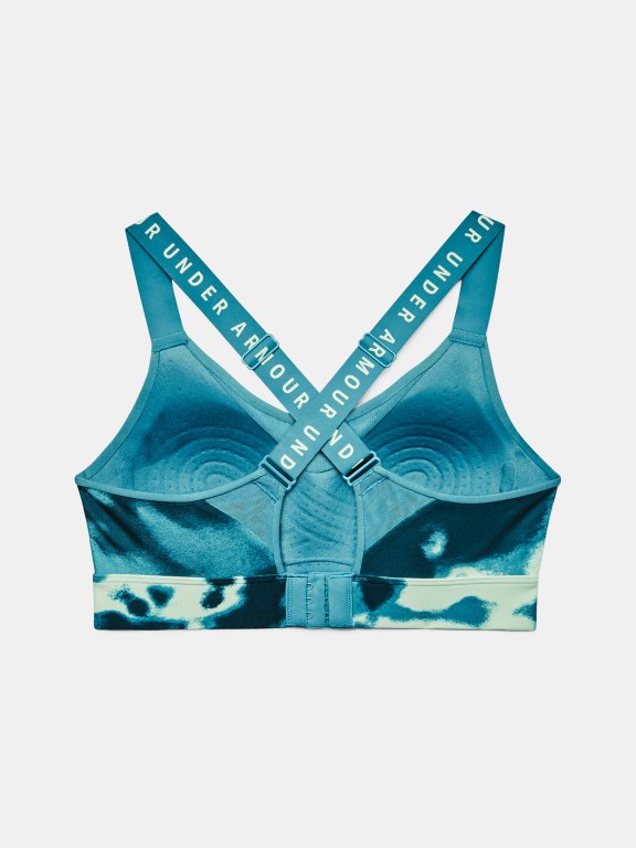 Podprsenka Under Armour Infinity High Print Bra Wmn Green