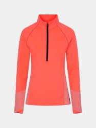 Mikina Under Armour ColdGear 1/2 Zip Wmn Pink