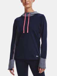 Mikina Under Armour ColdGear Hoodie Wmn Blue